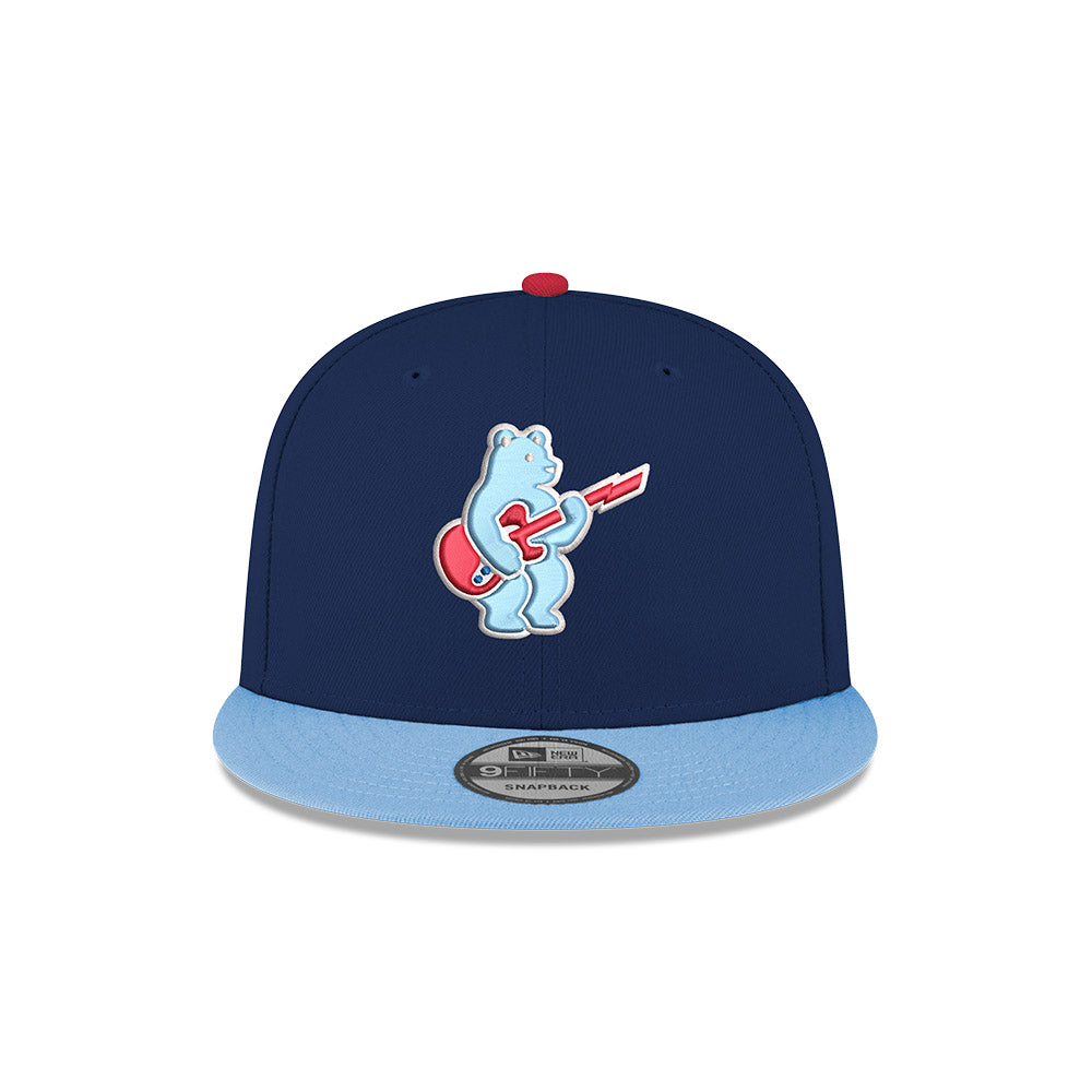 Chicago Cubs New Era 9FIFTY Rock Bear Navy/Light Blue Snapback Hat、mySite、vikingsvslions