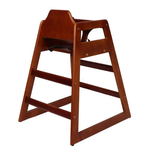Wooden Double Solid Wood Feeding, Eat & Grow Portable High, Easy to Clean Baby Booster Chair in Walnut Finish、、casual