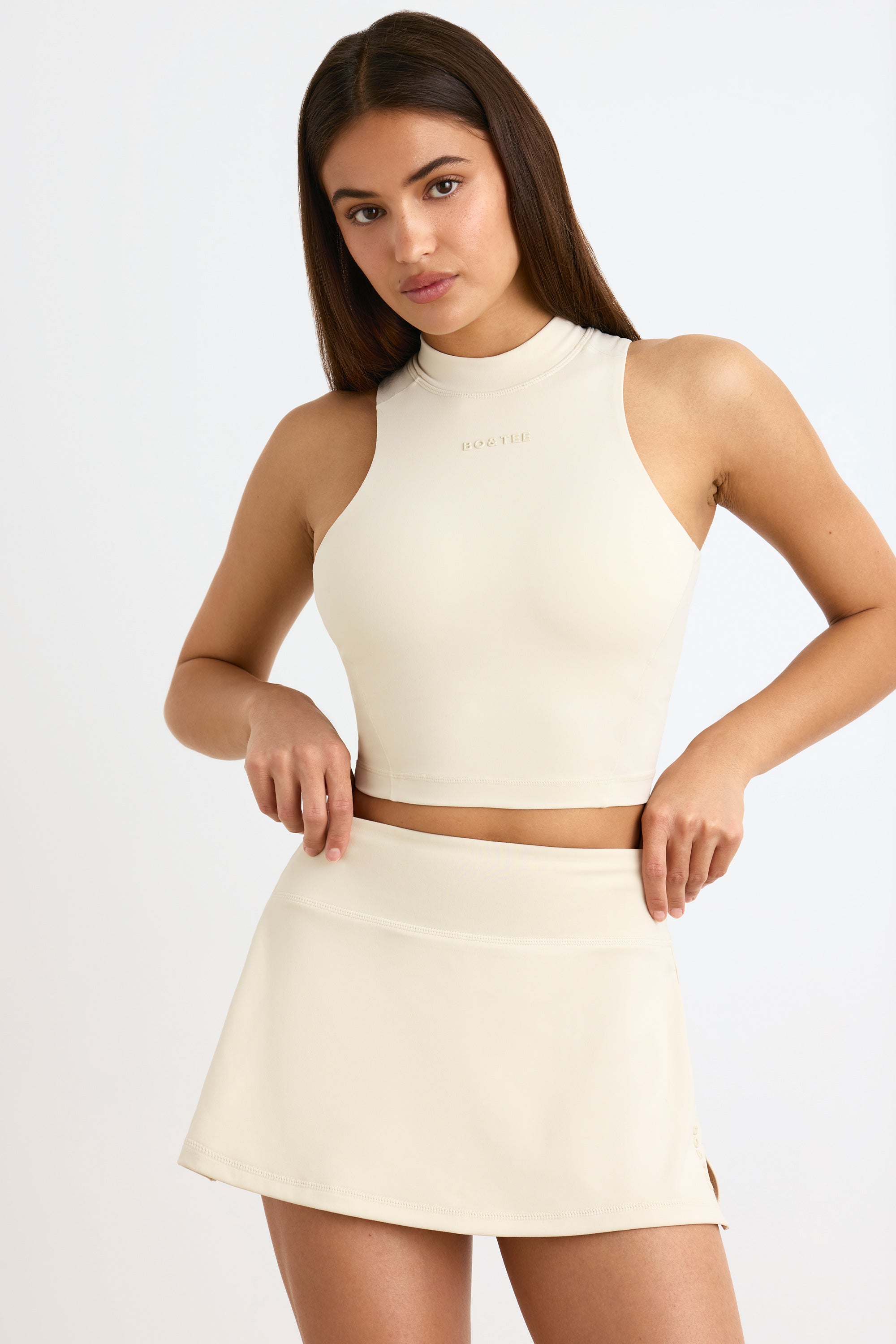 Soft Active Mini Skort in Bone、mySite、solidvoid