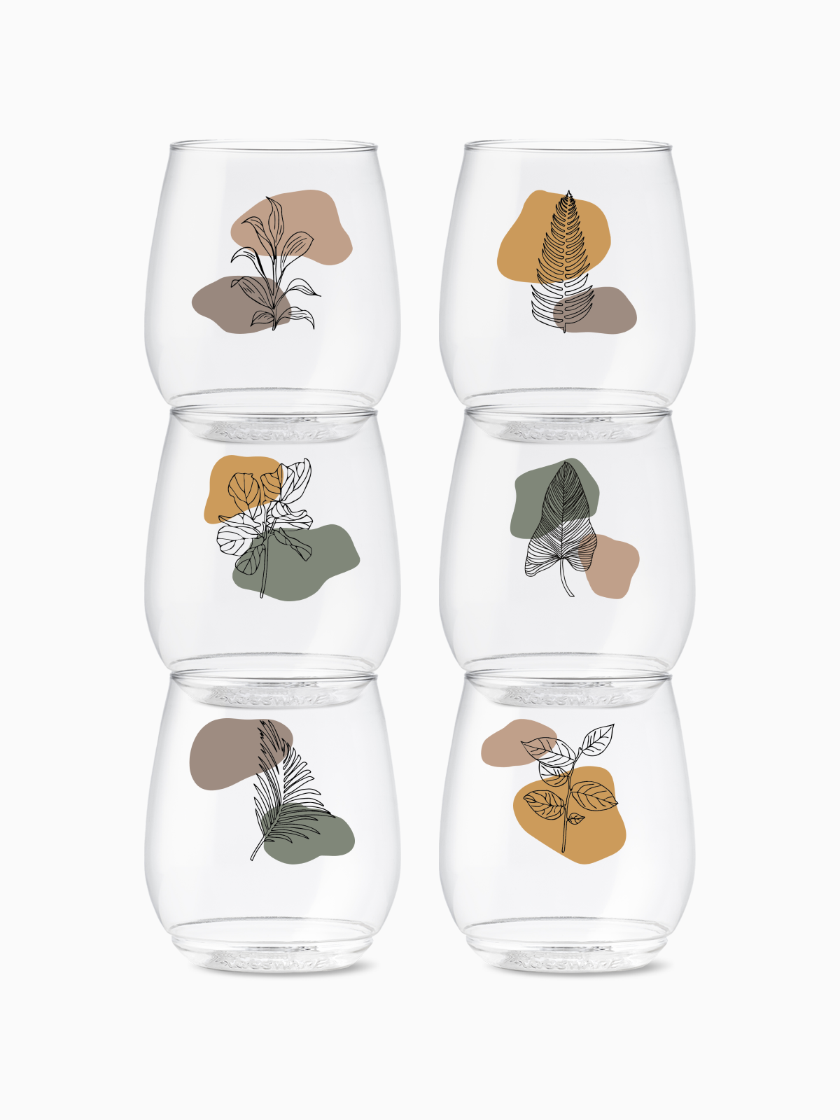 Botanical Linework - POP 14oz Vino、mySite、camillekostekn