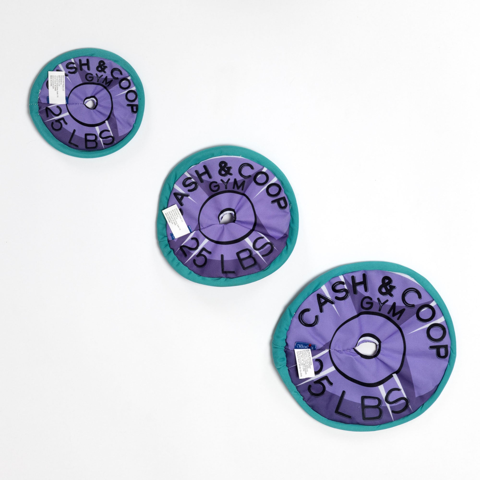 Cash & Coop Weight Plate Frisbee Dog Toy、mySite、camillekostekn