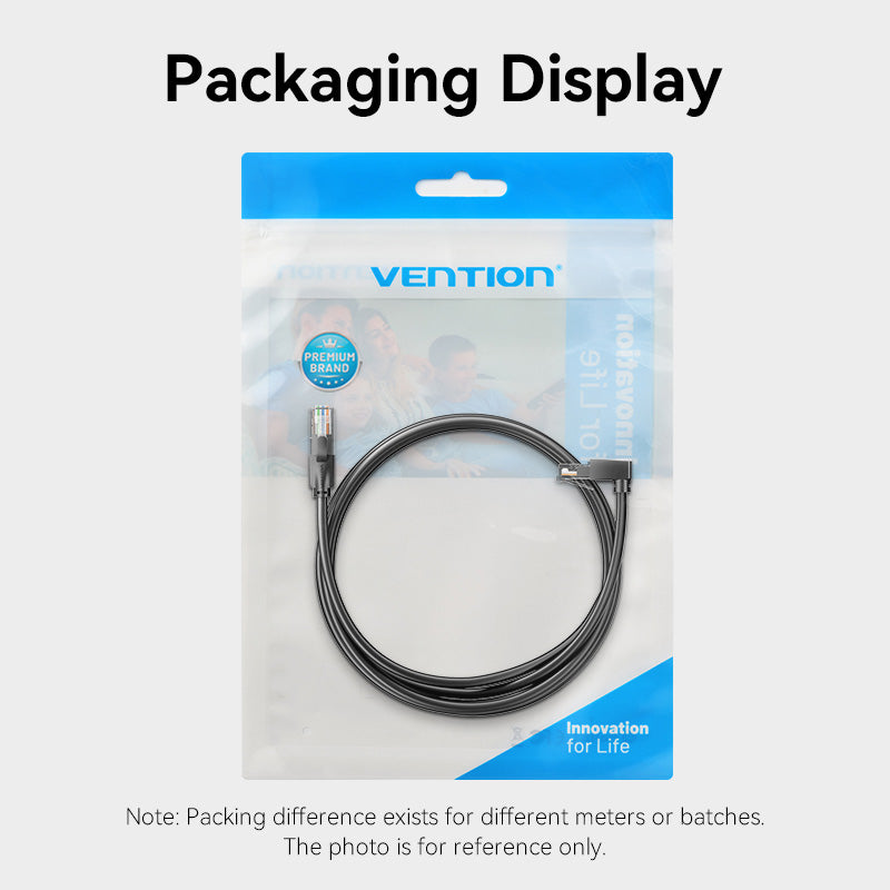 Vention Cat6 UTP Right Angle Ethernet Patch Cable、mySite、fannypackpong