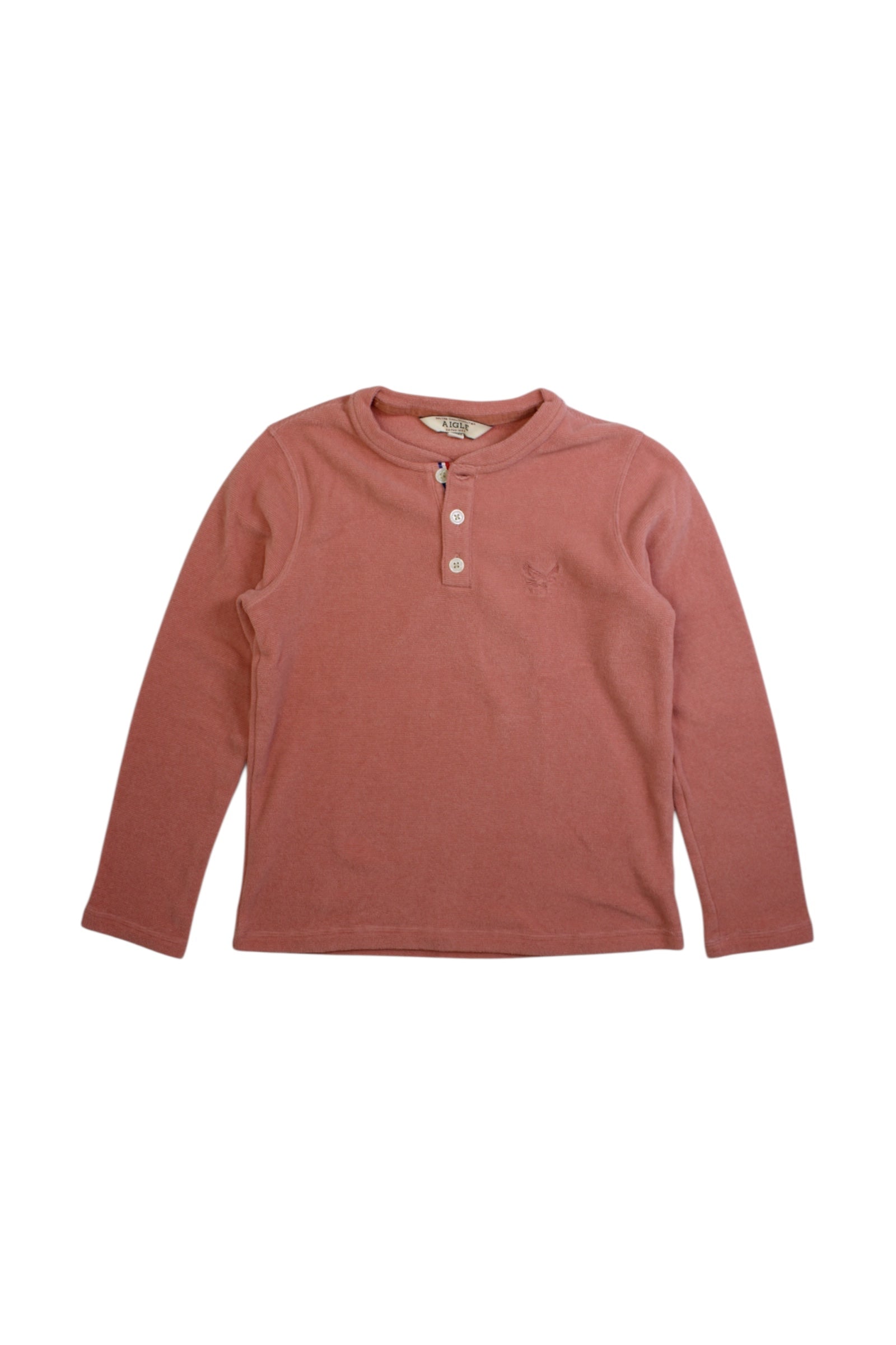 Aigle Henley Long Sleeve Top - Size 10Y、mySite、g9winljtr