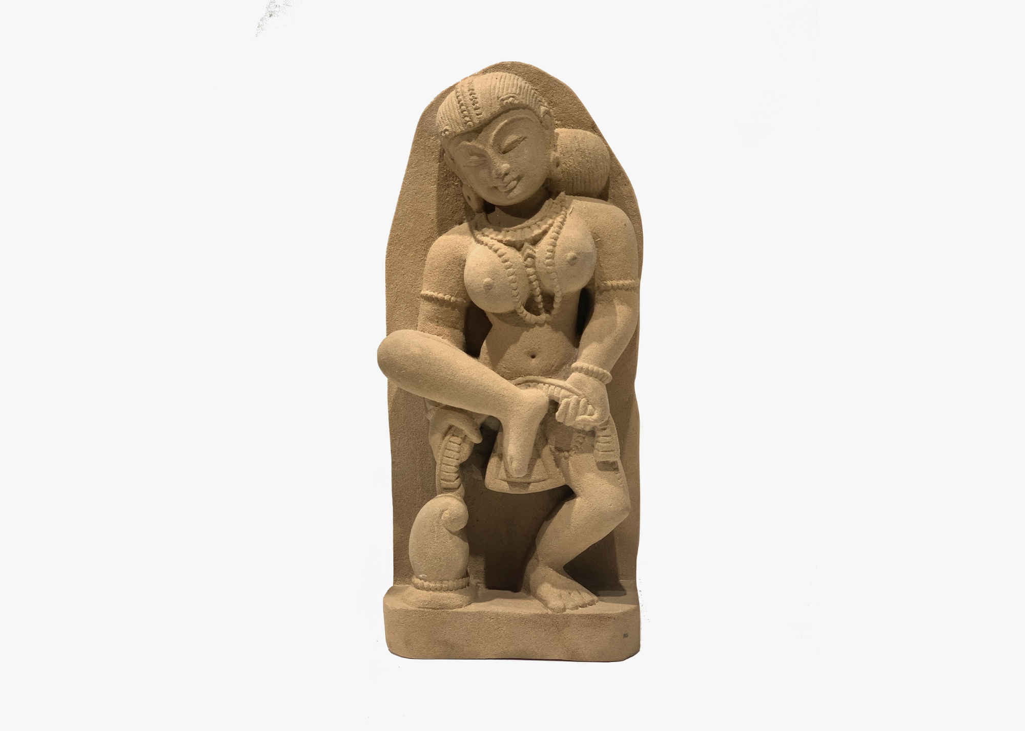 Khajuraho Lady - Sandstone (Medium, 29cm)、mySite、topwebapps