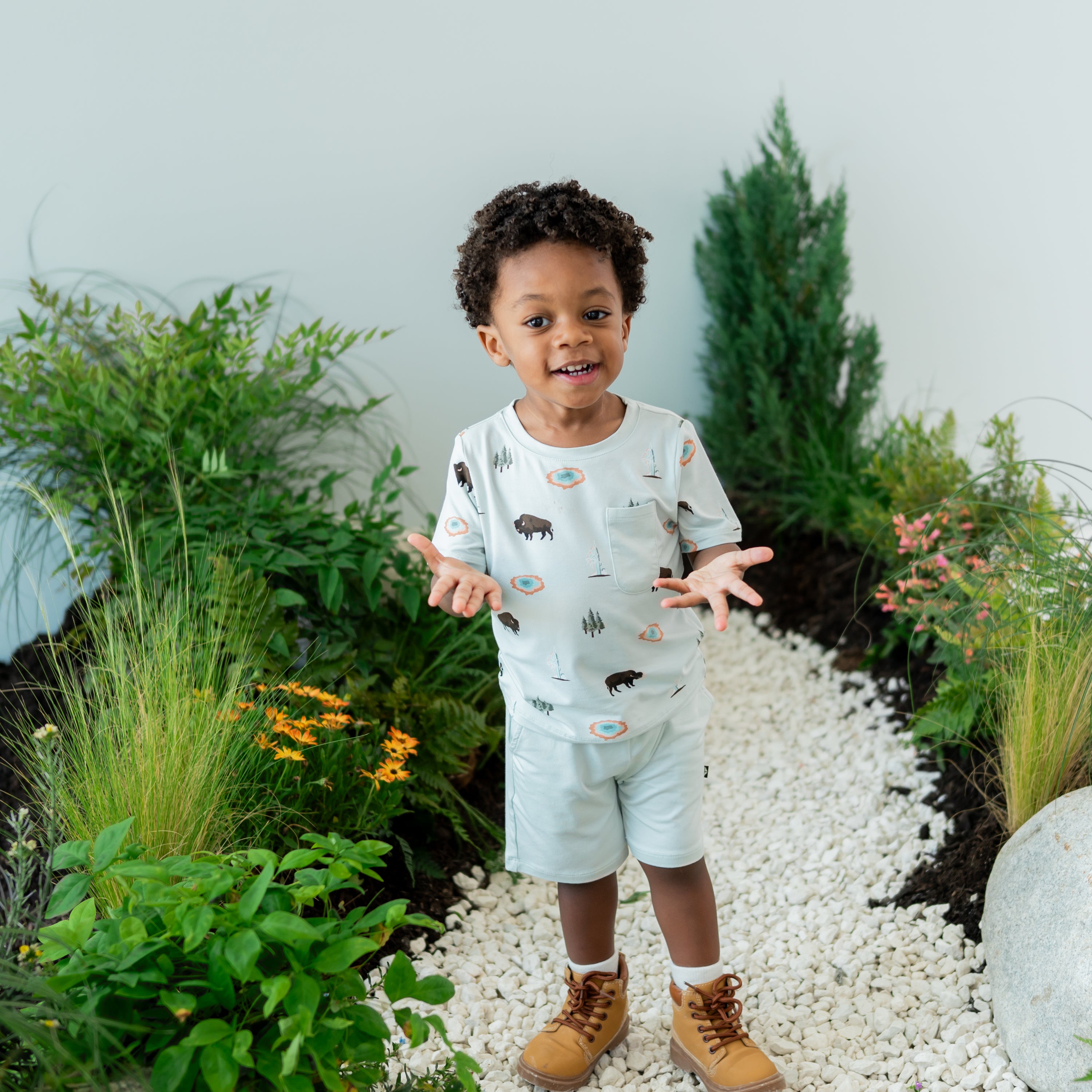  Toddler Crew Neck Tee in Yellowstone、mySite、layawaytickets