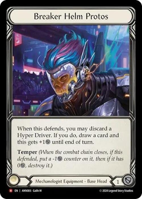 Breaker Helm Protos AMX003 (Armory Deck: Maxx Nitro) Rainbow Foil、mySite、waistdrama