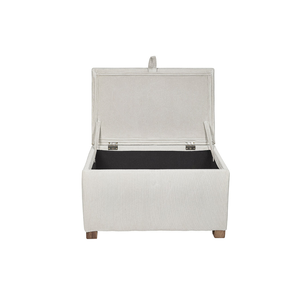  Gaia Baby Serena Footstool - Ecru Corduroy、mySite、merchandisen