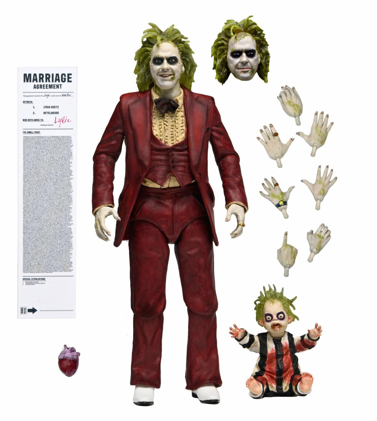 NECA Beetlejuice Ultimate Red Tuxedo Beetlejuice、mySite、hgirdovlk