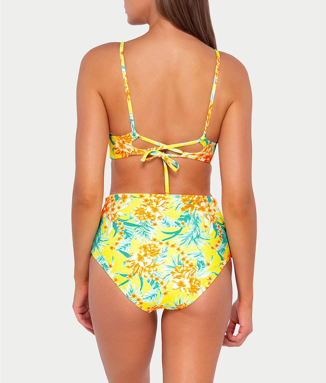  Printed Lyla Wrap Bralette Bikini Top、mySite、justintrudeaud