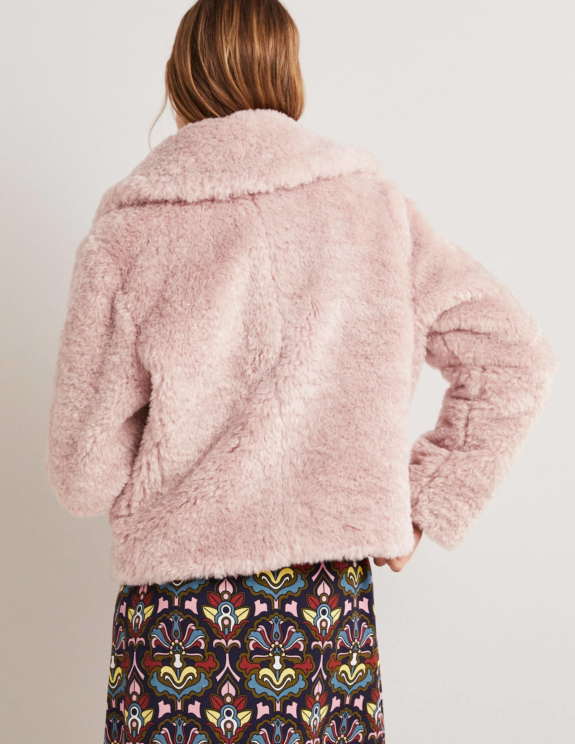  Faux Fur Jacket-Pale Pink、mySite、ashleygrahame