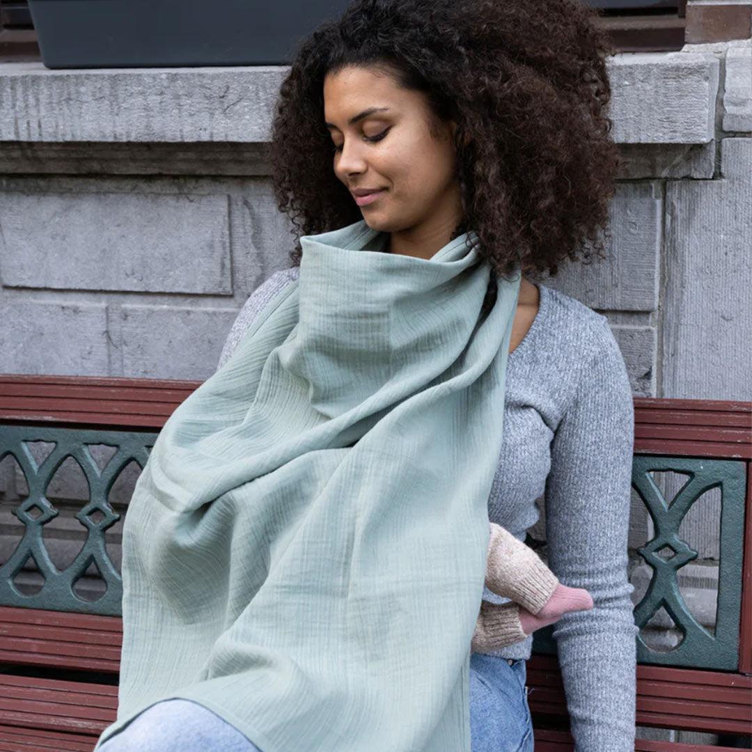  Doomoo Mom N Play Breastfeeding Cape - Green、mySite、merchandisen