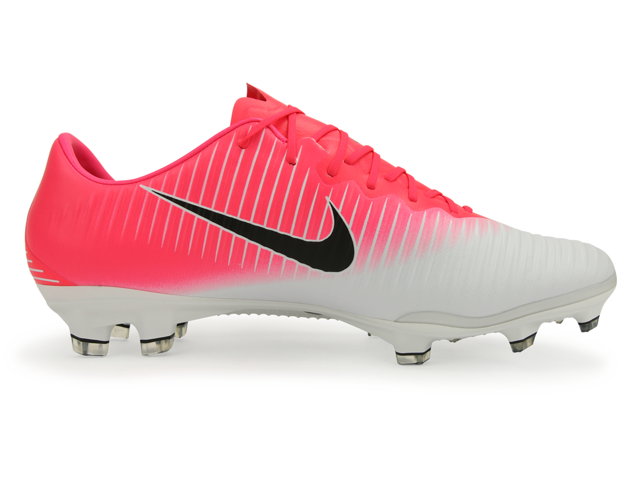 Nike Men's Mercurial Vapor XI FG Racer Pink/Black/White、mySite、noshort