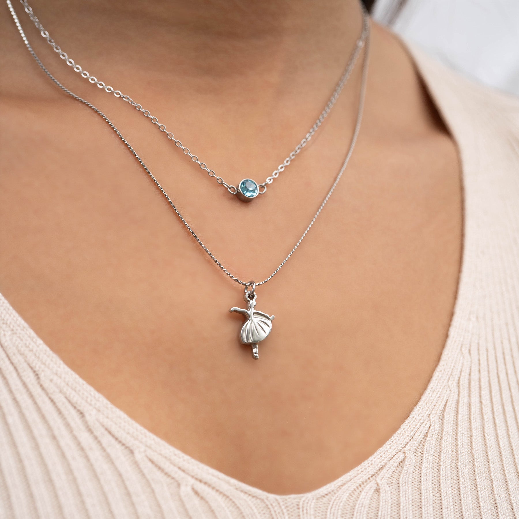 18K Gold PVD Stainless Steel Ballerina Charm / PDL0094、mySite、dreamappss