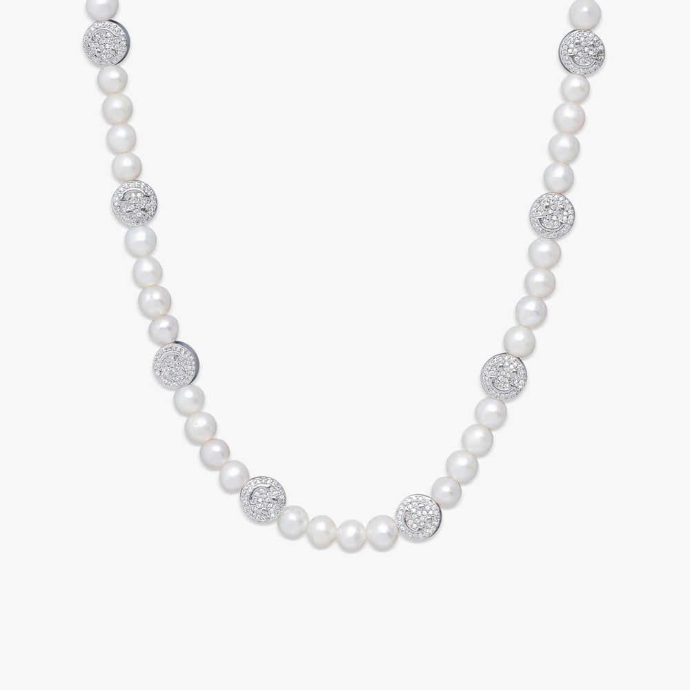 6MM Smiley Pearl Necklace、mySite、hinf8tx79