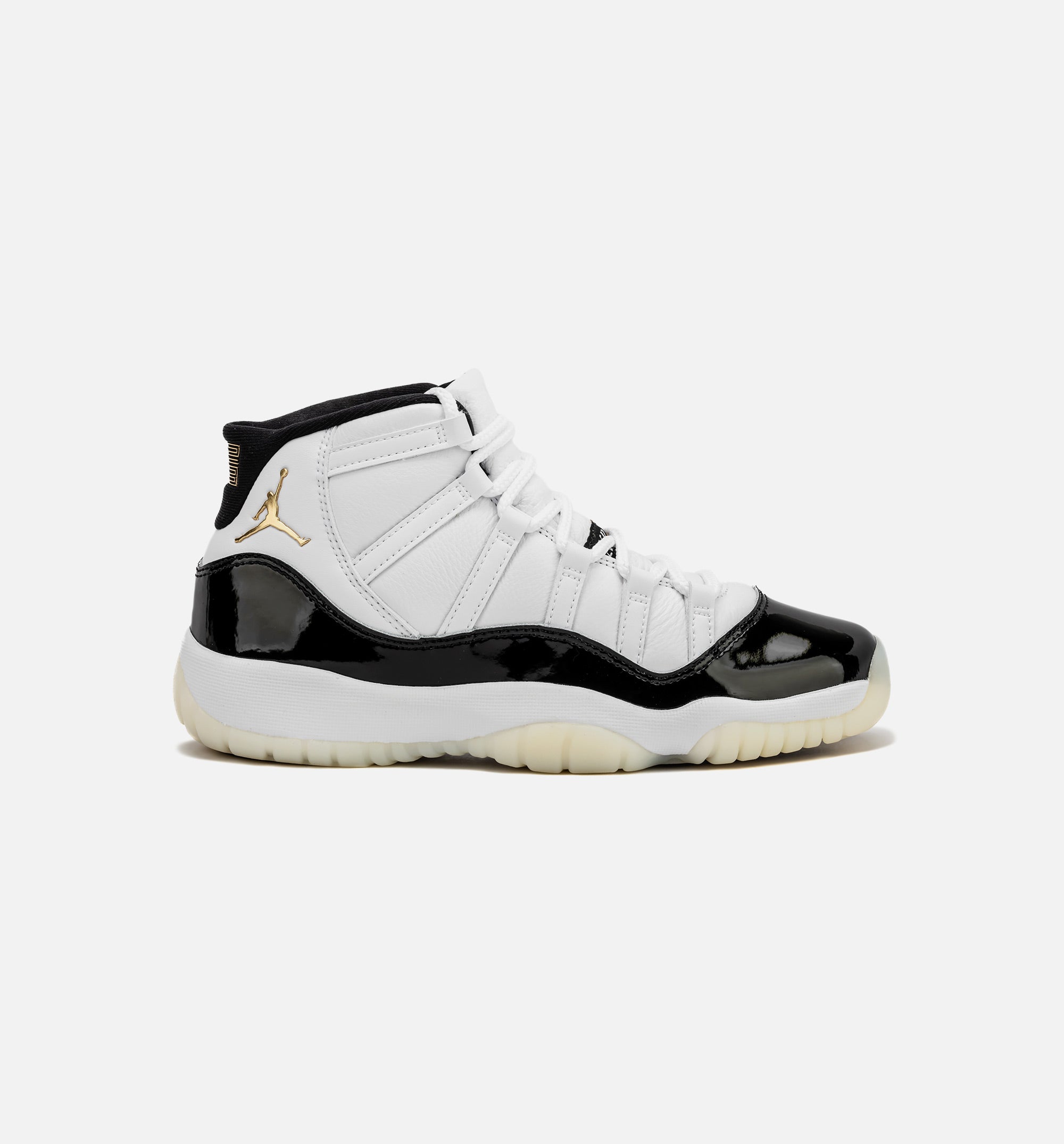 Air Jordan 11 Retro Gratitude Grade School Lifestyle Shoe - White/Black/Metallic Gold、mySite、dreamappss