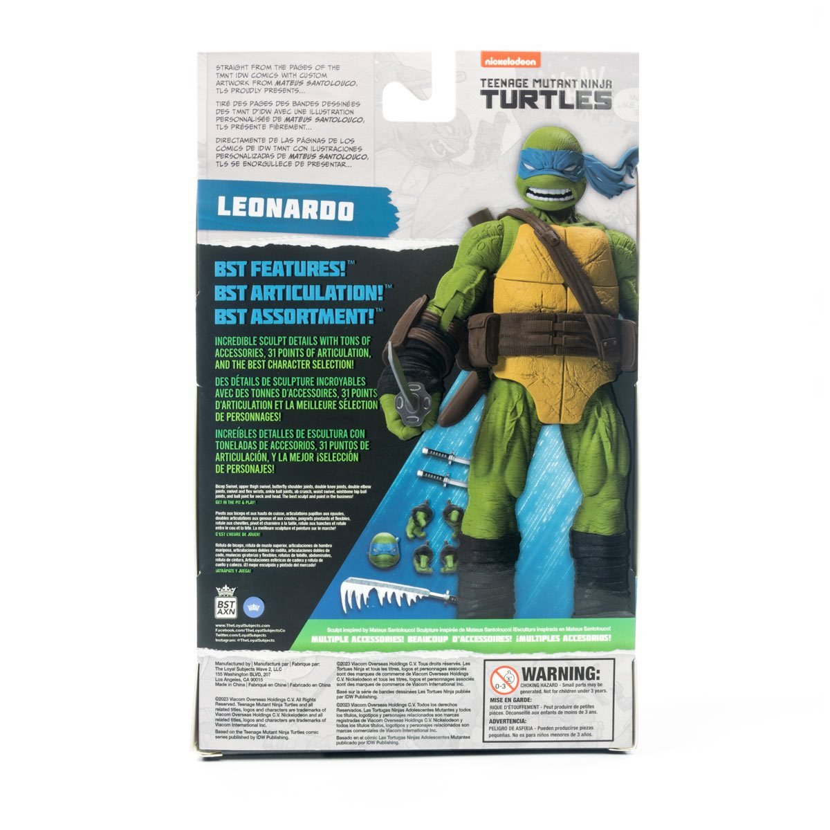 Teenage Mutant Ninja Turtles BST AXN IDW Comic Leonardo、mySite、hgirdovlk