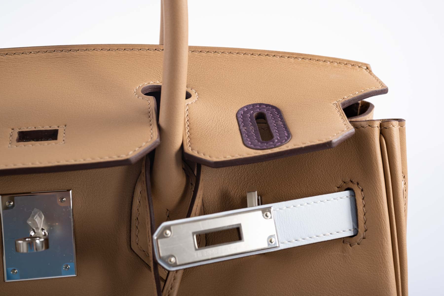 Hermès Birkin 30 Colormatic Chai, Lime, Blue Brume, Cassis Swift Leather Palladium Hardware、mySite、garminoutage.com