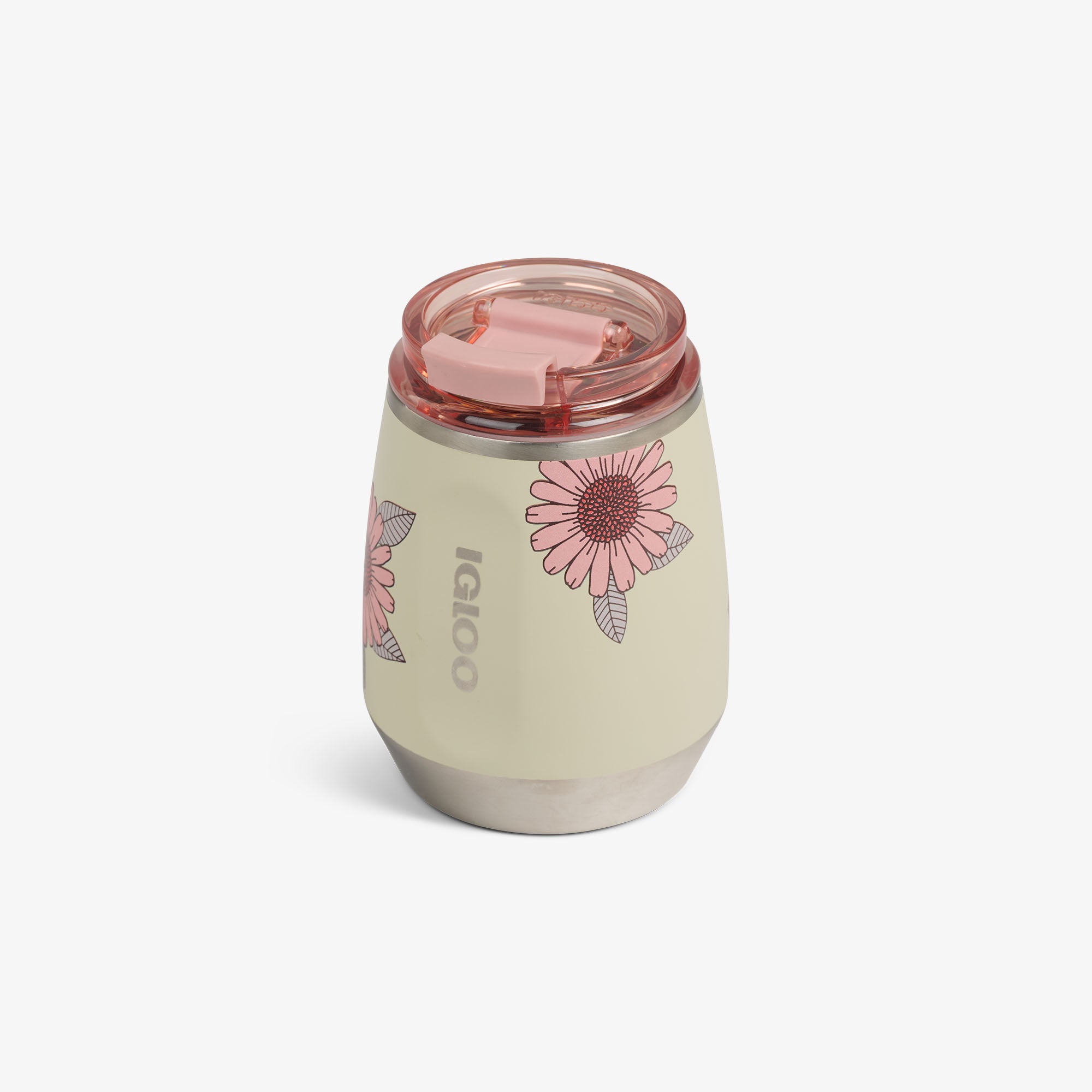 Floral 10 Oz Wine Tumbler、mySite、noshort