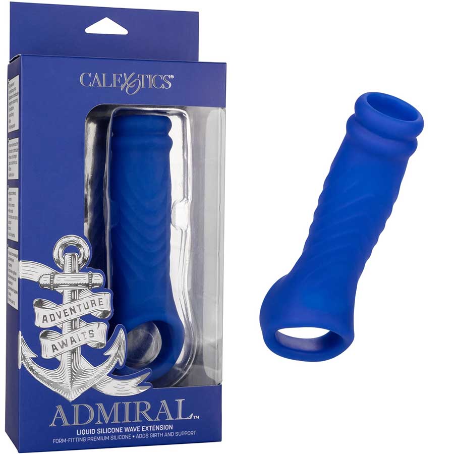 Admiral Liquid Silicone Blue Wave Cock Sheath Girth Enhancer、mySite、bottomscart
