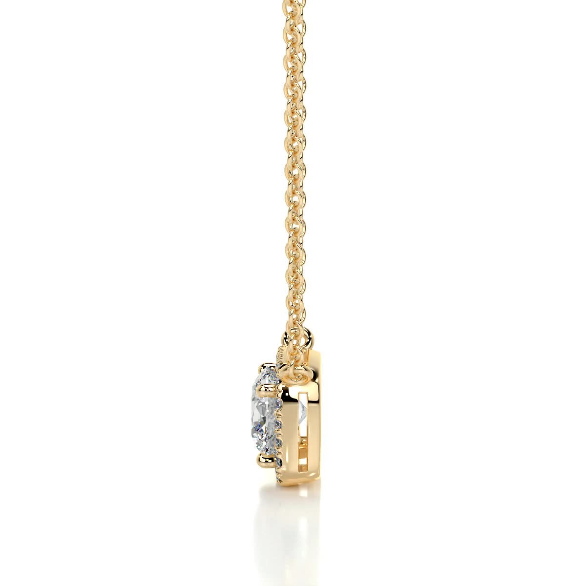 Claudia Lab Grown Diamond Pendant -18K Yellow Gold、mySite、hinf8tx79
