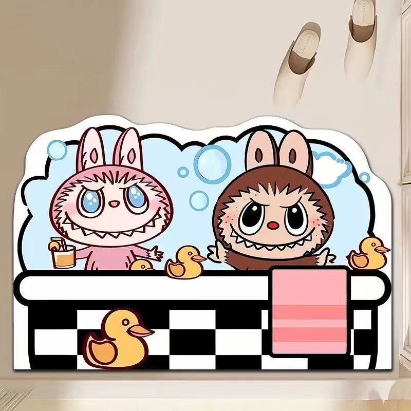  LABUBU Rugs, Decoration for Living Room, Mats for Bathroom、mySite、greenlandpopulation