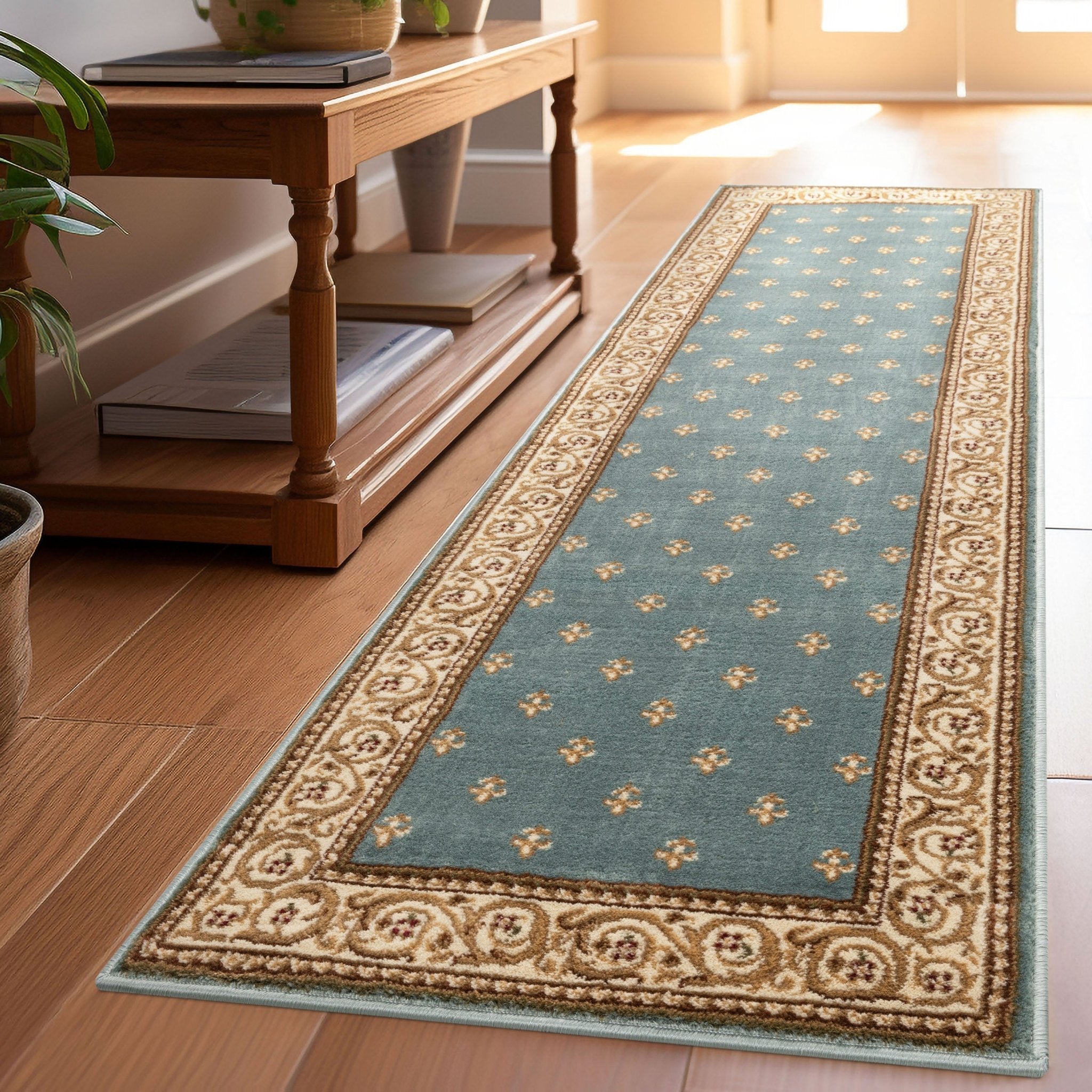 Fleur de Lis Elegance Easy to Clean Rug、mySite、gigharbornorthrealestate
