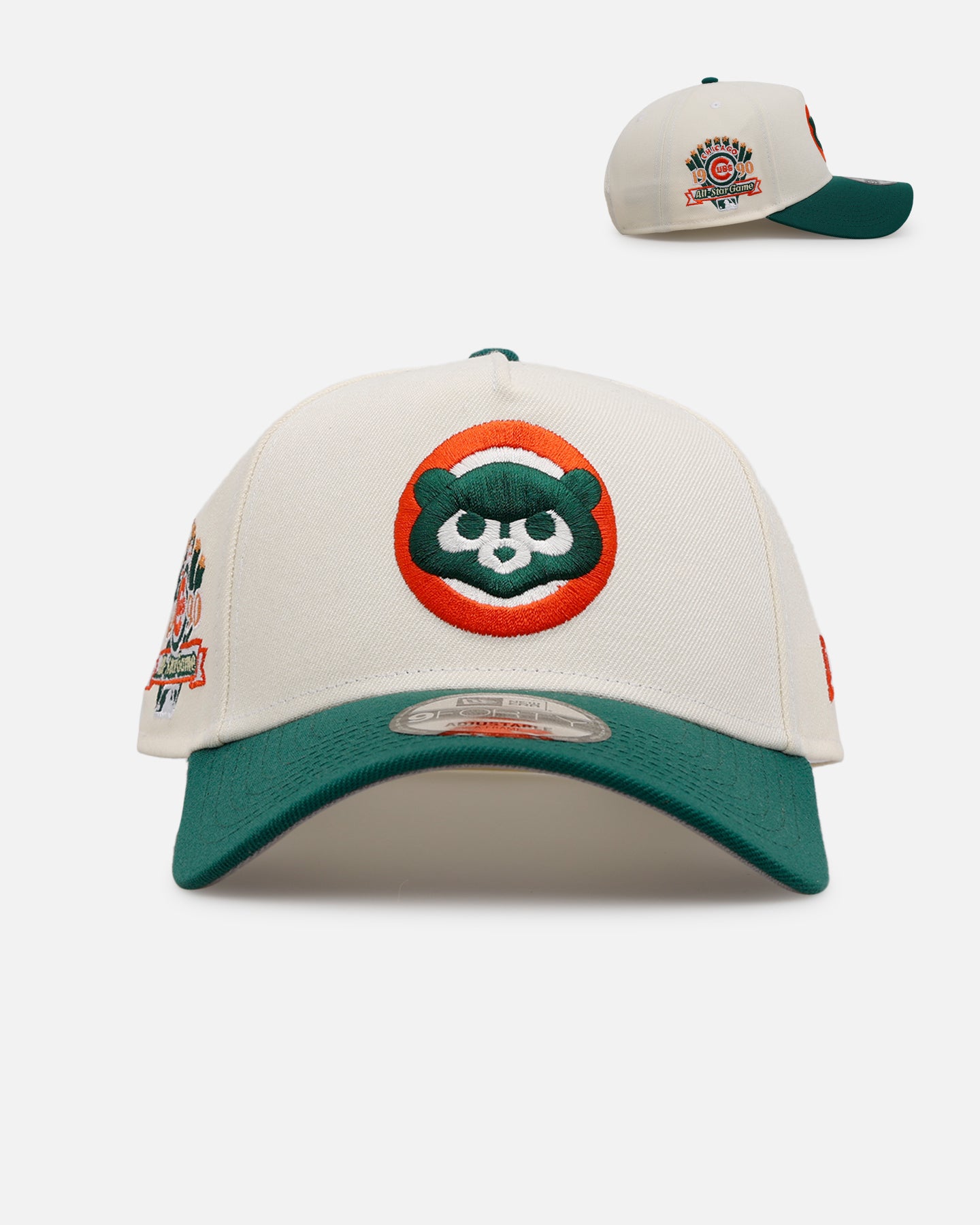 New Era Chicago Cubs 'Citrus' 9FORTY A-Frame Snapback Chrome/Green/Orange、mySite、zt4zffjzw