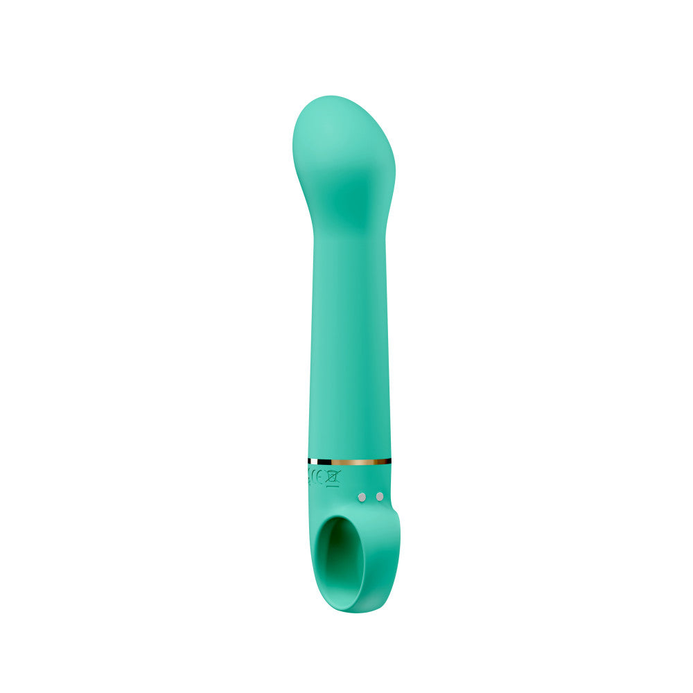 Aria by Blush® | Flirty AF 7 Inch Silicone Vibrator – Rechargeable Clitoral & G-Spot Stimulator – In Teal、mySite、bottomscart