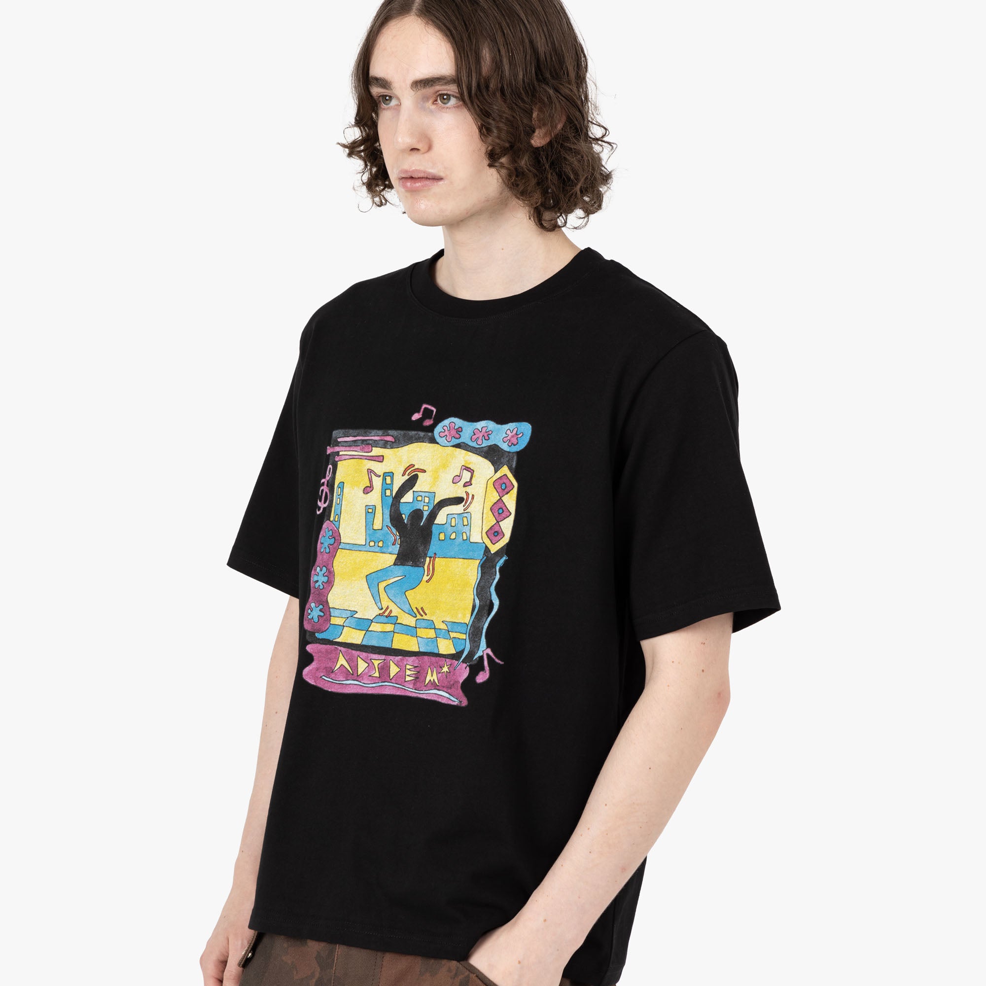  Adidem Asterisks Dancing T-shirt / Black、mySite、merchandisen