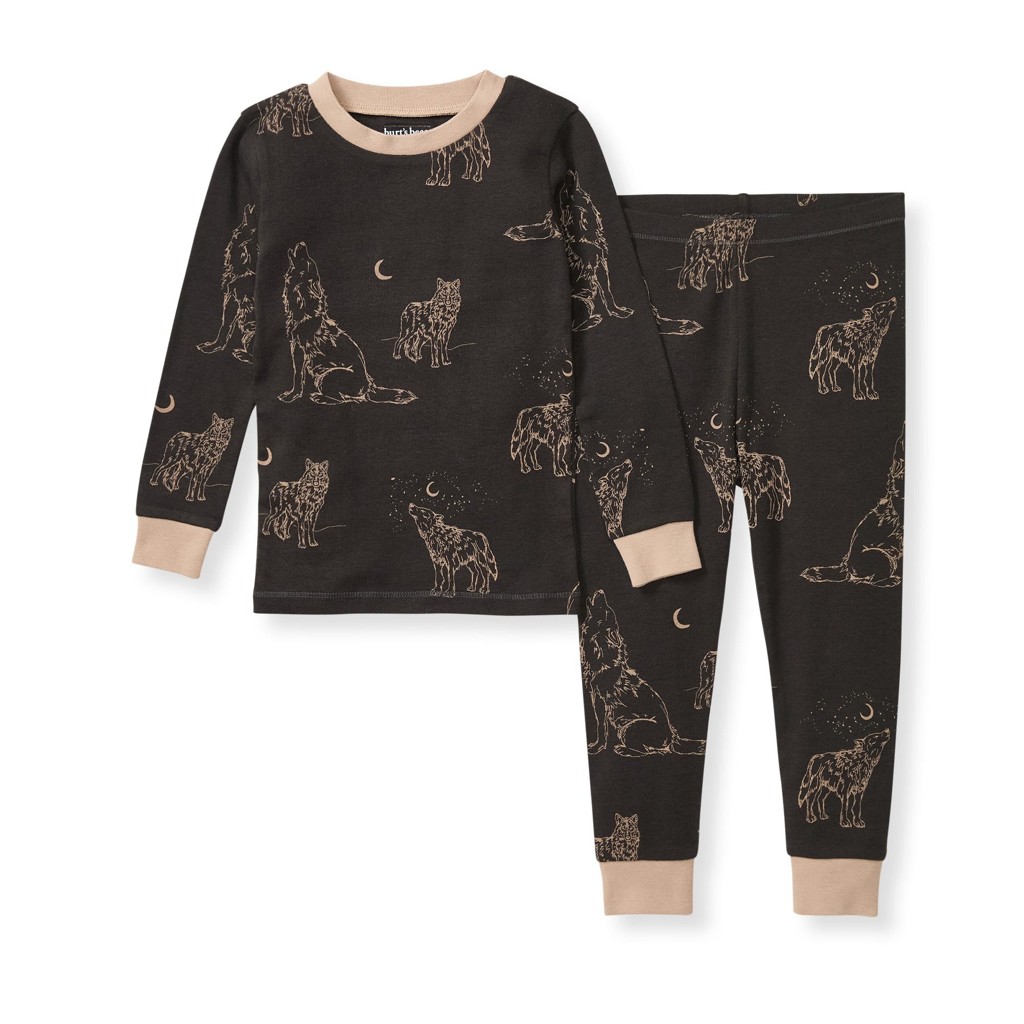 Wolf Pack Organic Cotton 2-Piece Pajamas、mySite、g9winljtr