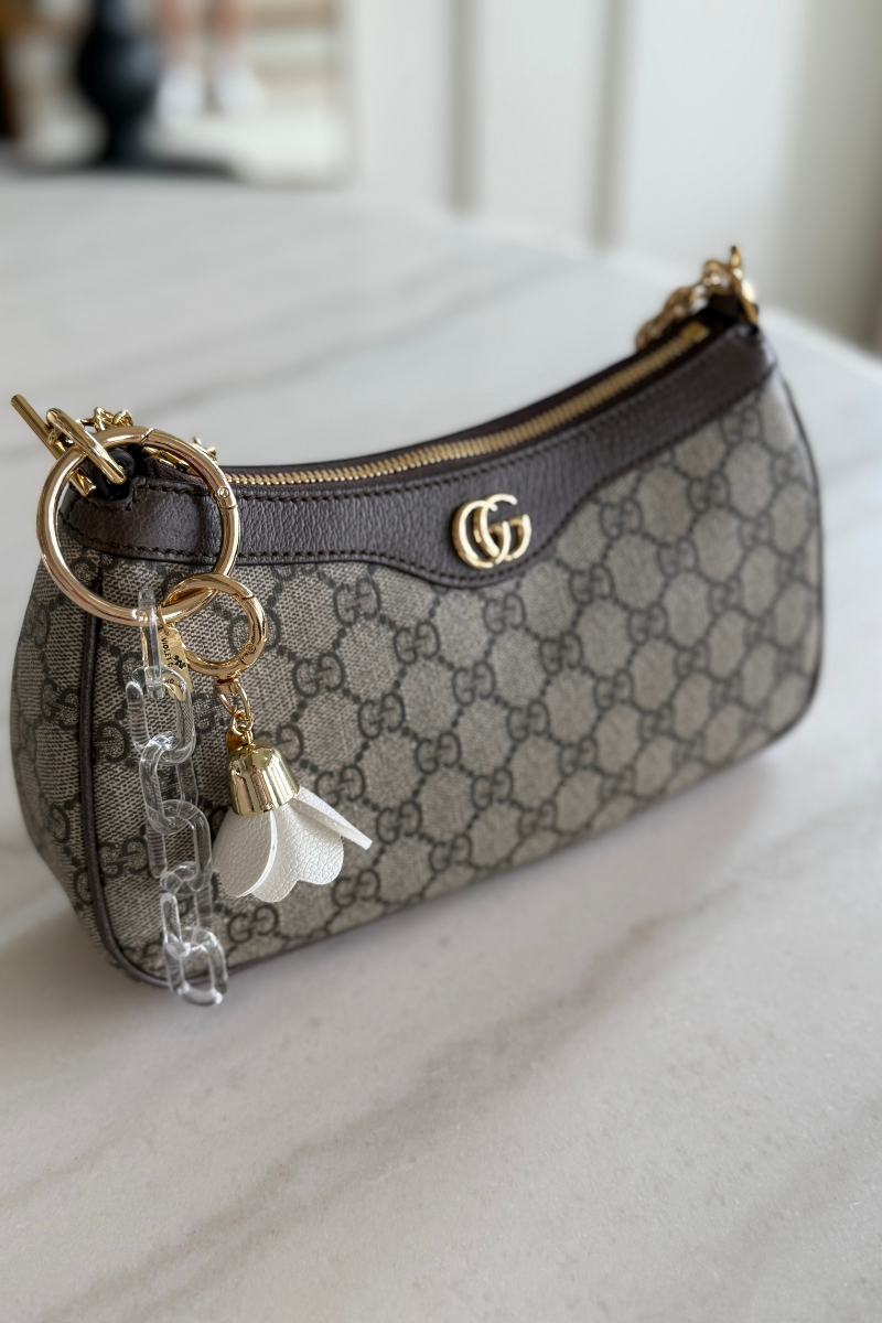 Leather Flower Tassel - White、mySite、hinf8tx79