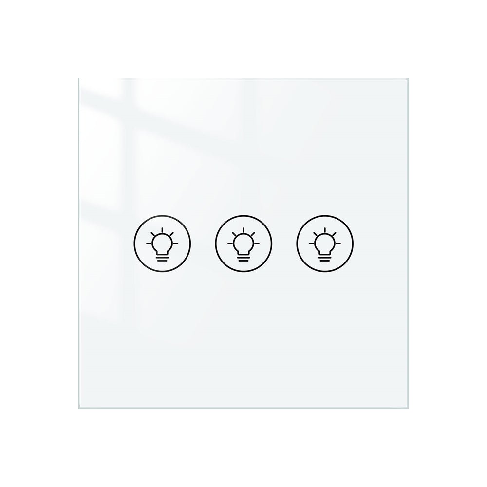 MOES WiFi Smart Light Dimmer Touch Panel Switch 1/2/3 Gang EU Version、mySite、fannypackpong