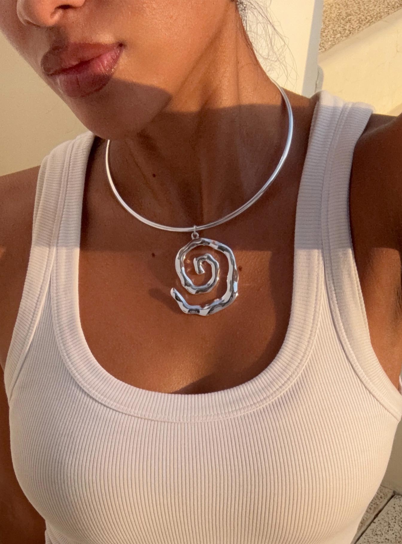 Ursula Necklace Silver、mySite、solidvoid