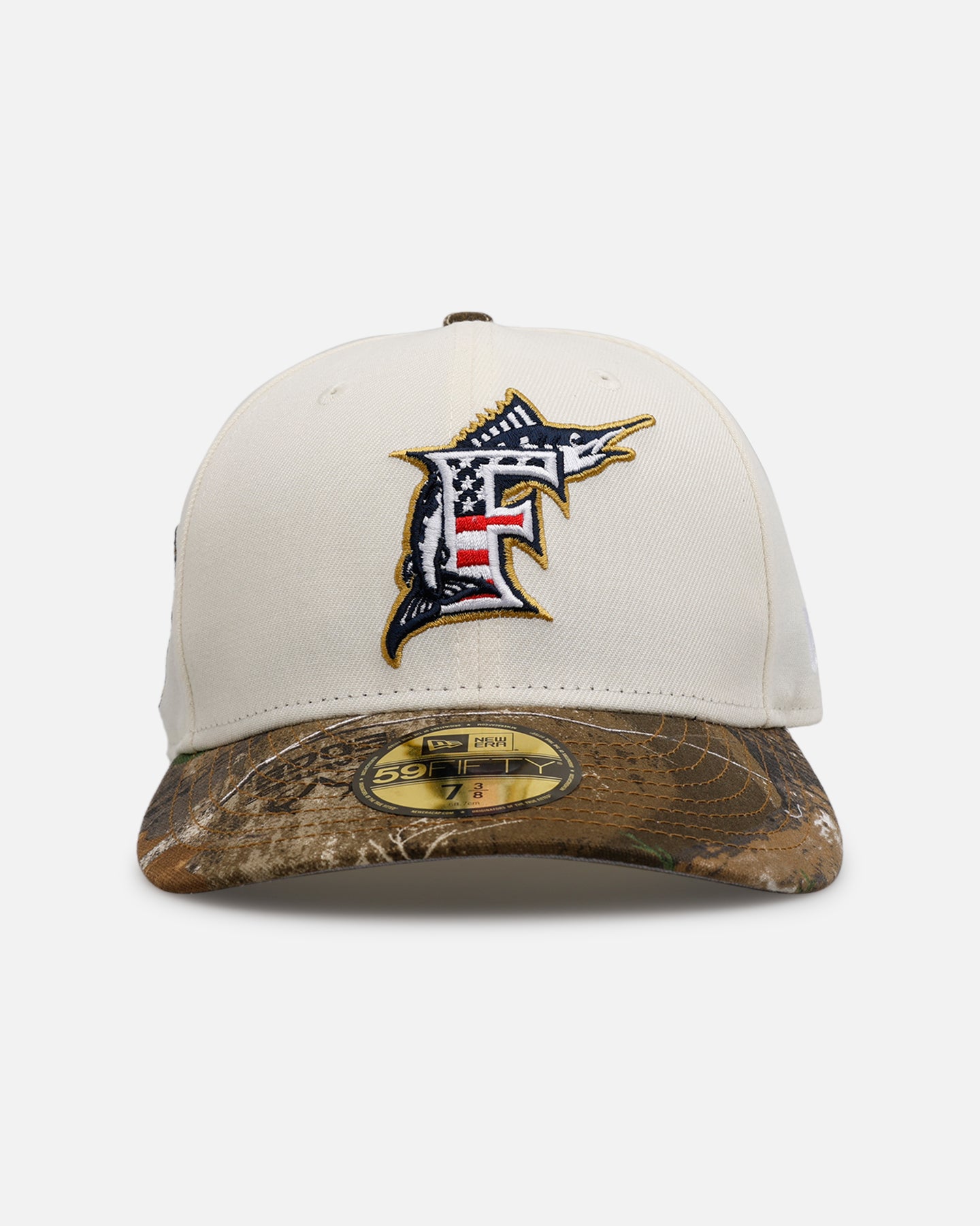 New Era Florida Marlins 'Stars And Stripes' 59FIFTY Fitted Chrome、mySite、zt4zffjzw