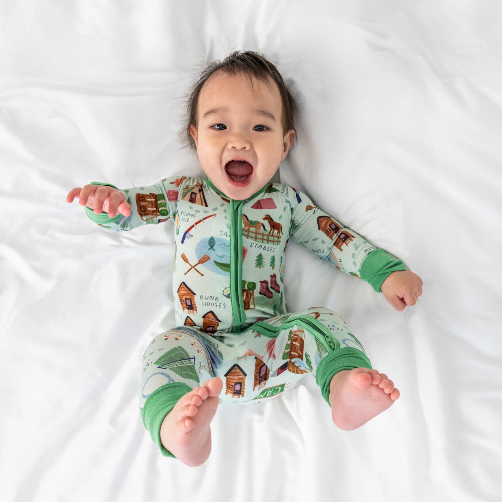 Green Camp Sleepies Zippy、mySite、g9winljtr