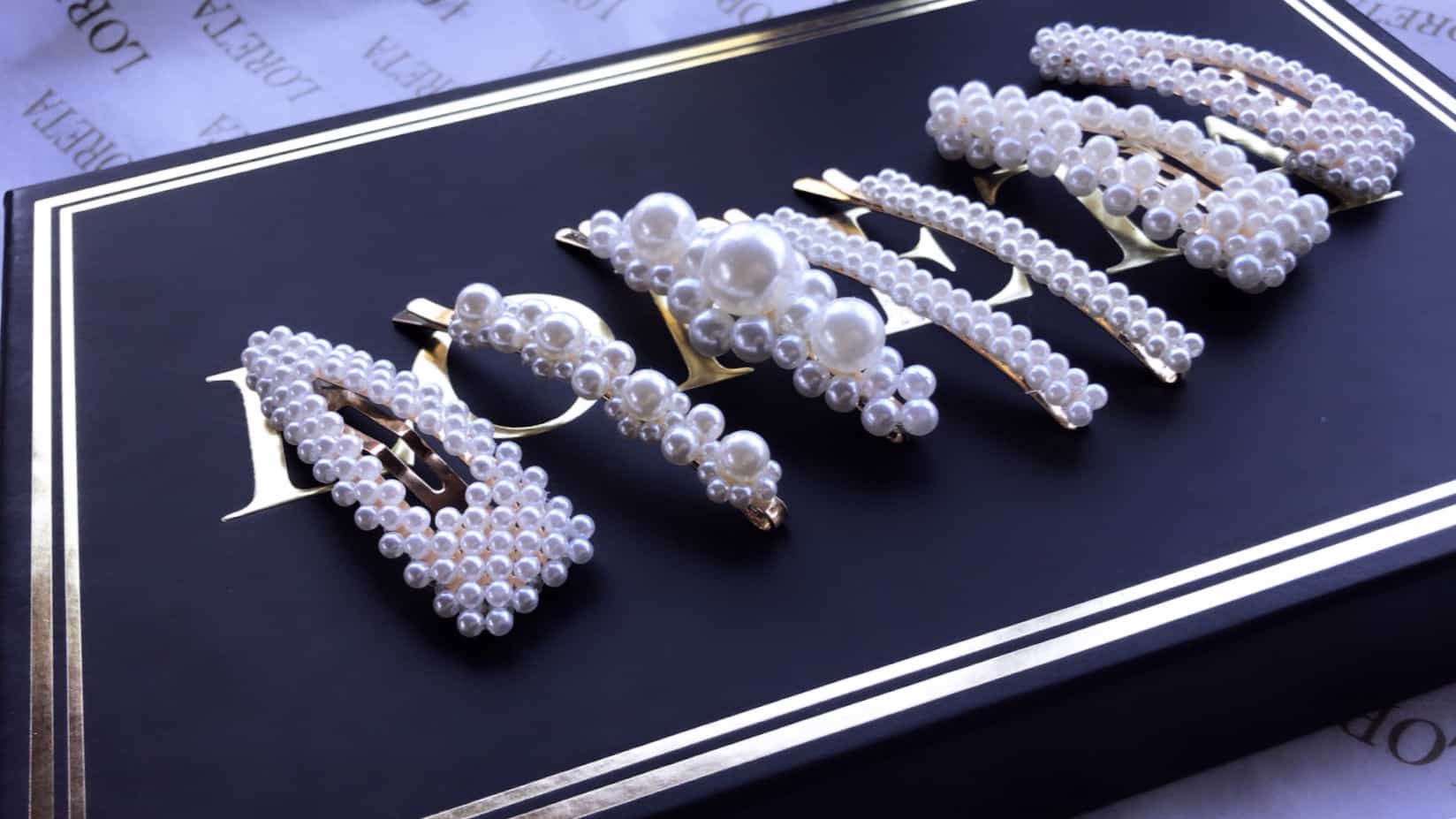  Pearl Hair Pin Clip Set (7pcs)、mySite、merchandisen