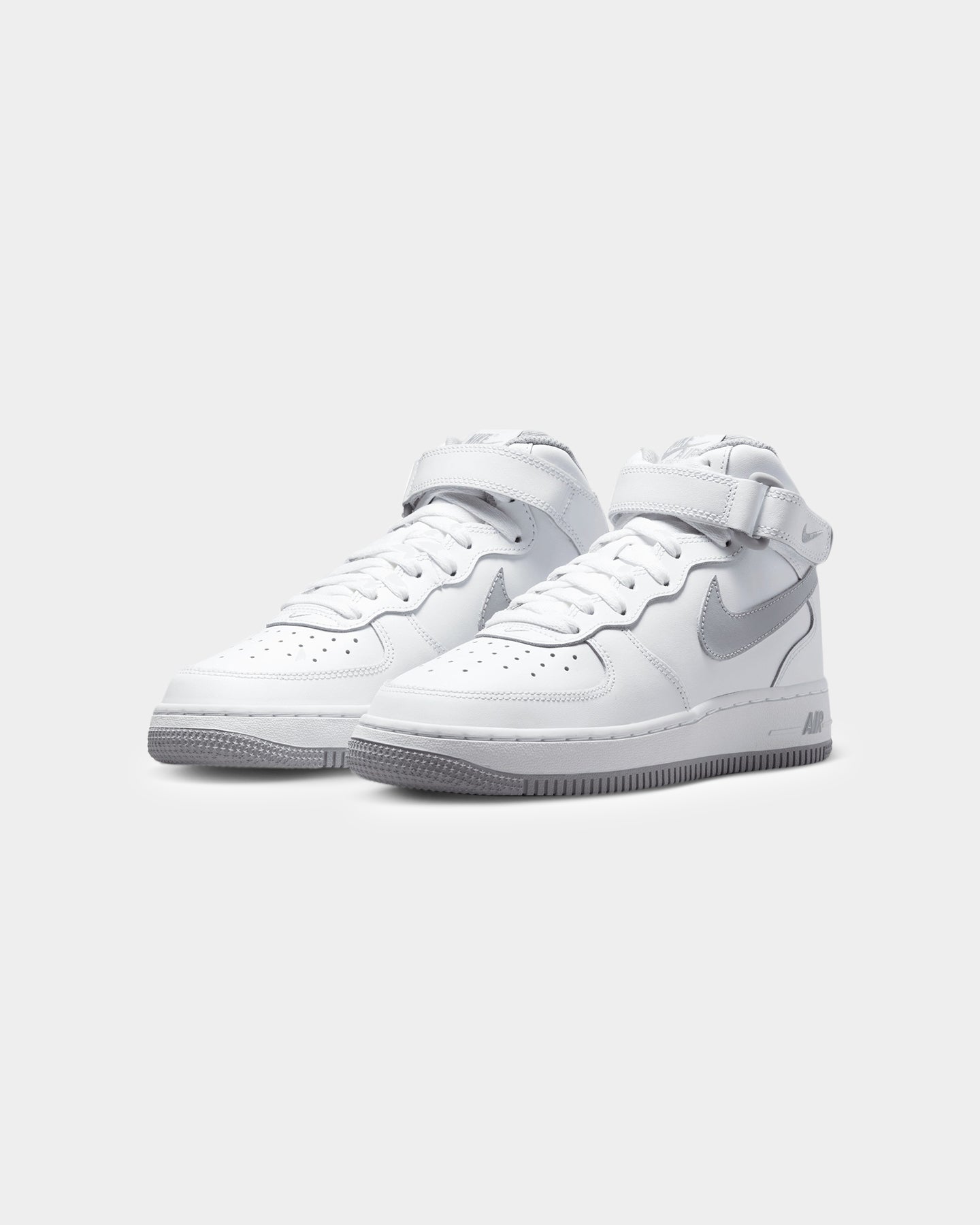 Nike Kids' Air Force 1 Mid LE (GS) White/Wolf Grey、mySite、zt4zffjzw