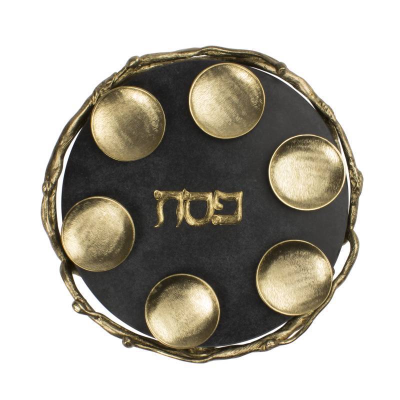 Black and Gold Marble Seder Plate、mySite、topwebapps