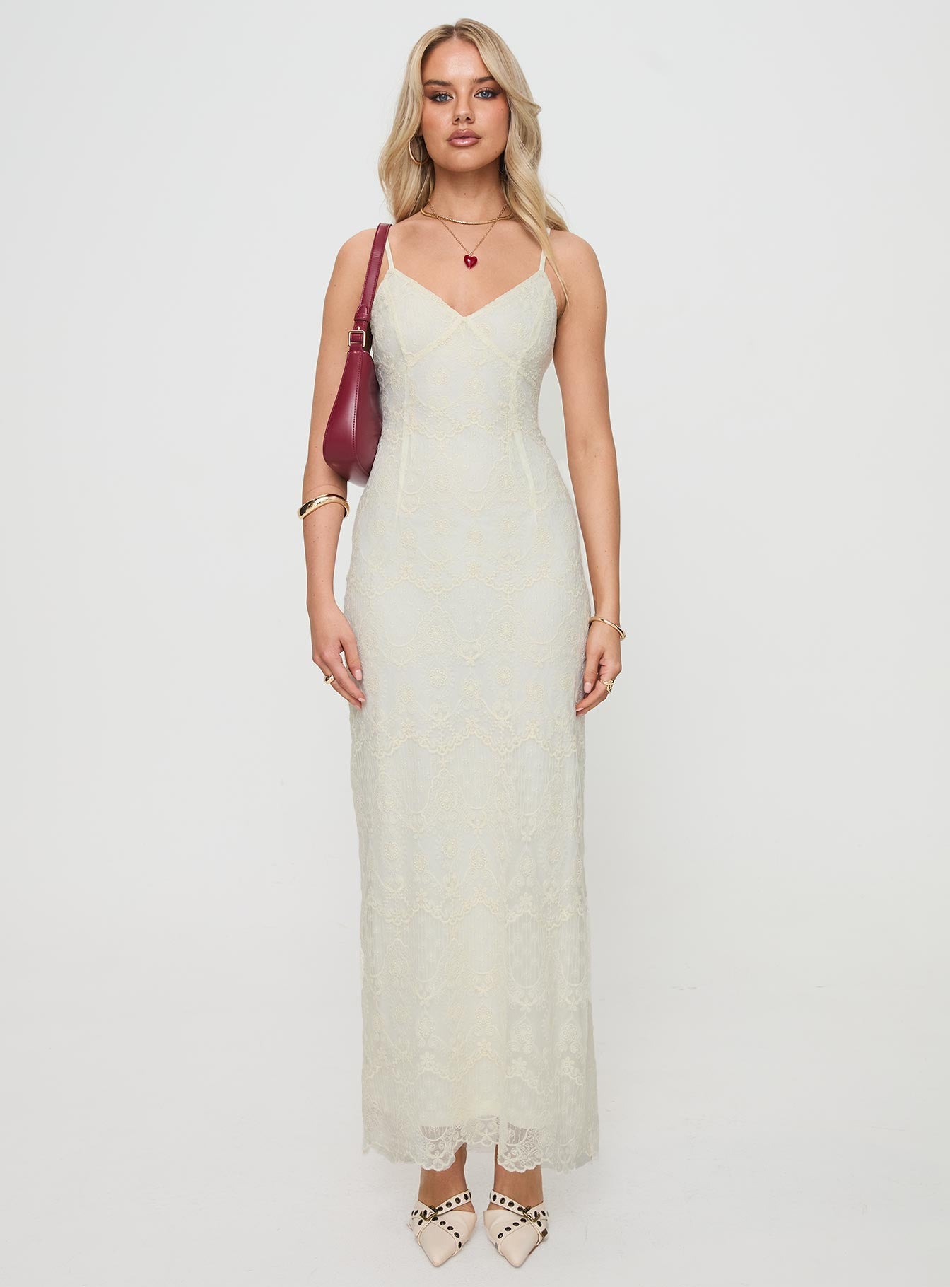Euphemia Maxi Dress Cream、mySite、solidvoid