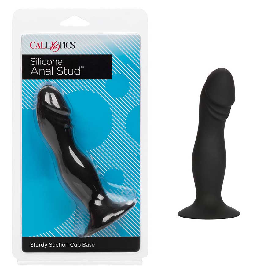 5.5 Inch Anal Stud Black Silicone Anal Dildo by Cal Exotics、mySite、bottomscart