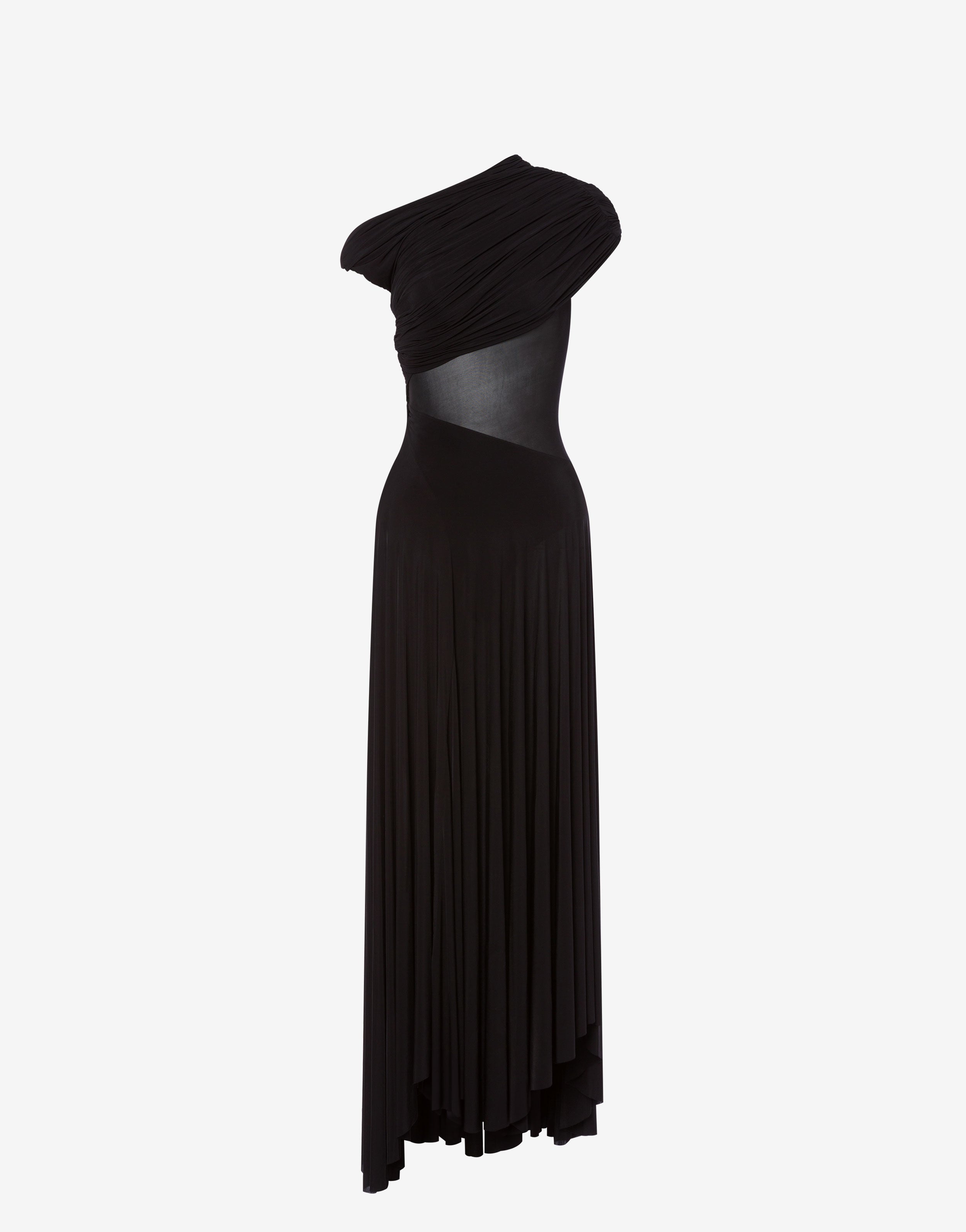 Abito monospalla in jersey leggero、mySite、aoinhome