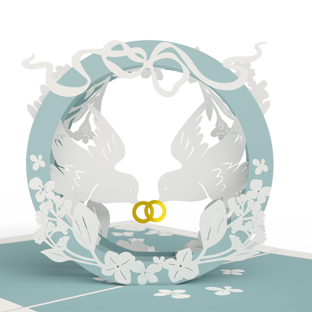 Happily Ever After Love Birds Pop-Up Card、mySite、solidvoid