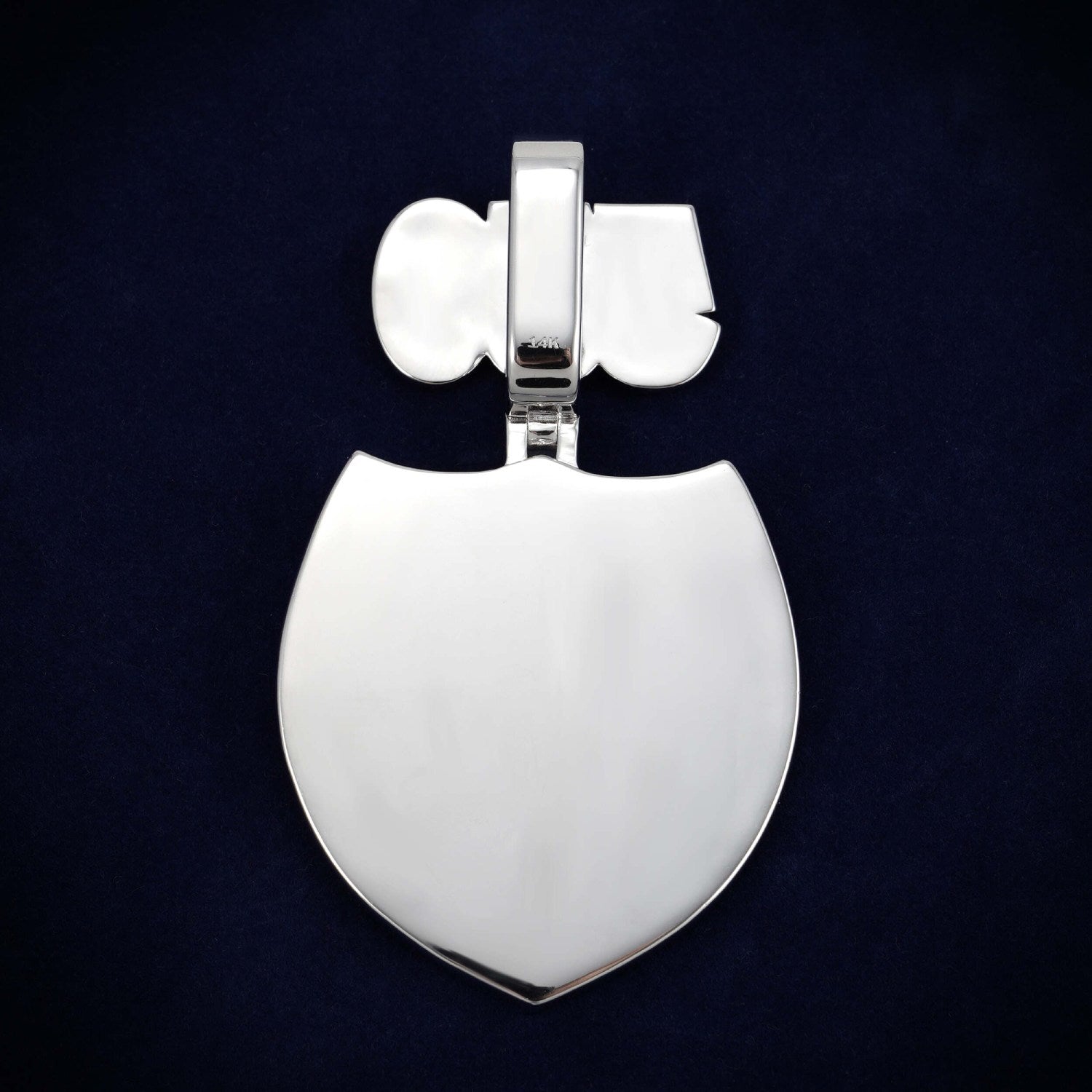 INNERCITY HOME Custom Logo Moissanite Pendant 14K Gold、mySite、hinf8tx79