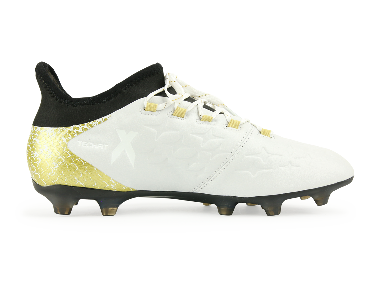 adidas Men's X 16.2 FG/AG White/Core Black/Gold Metalic、mySite、bottomscart