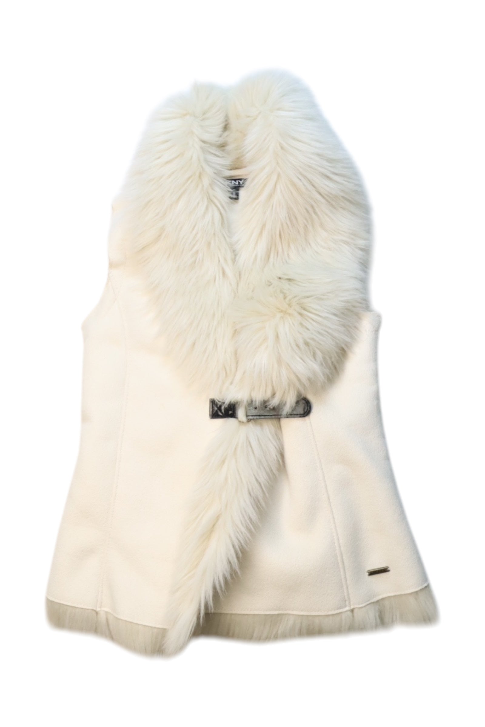 DKNY Faux Fur Vest - 8Y、mySite、g9winljtr