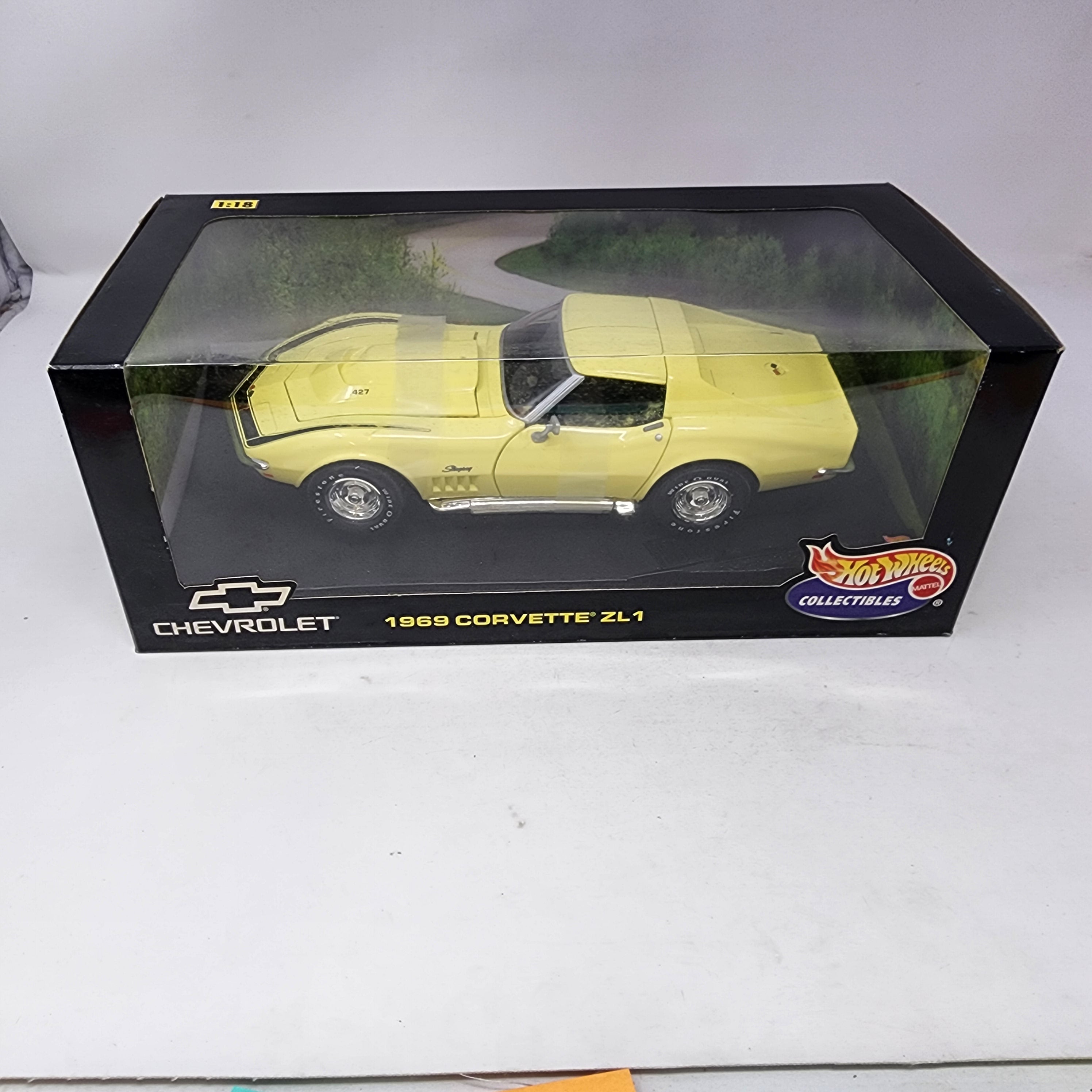 1969 Chevrolet Corvette ZL1 * YELLOW * Hot Wheels Collectibles 1/18 Scale、mySite、hgirdovlk