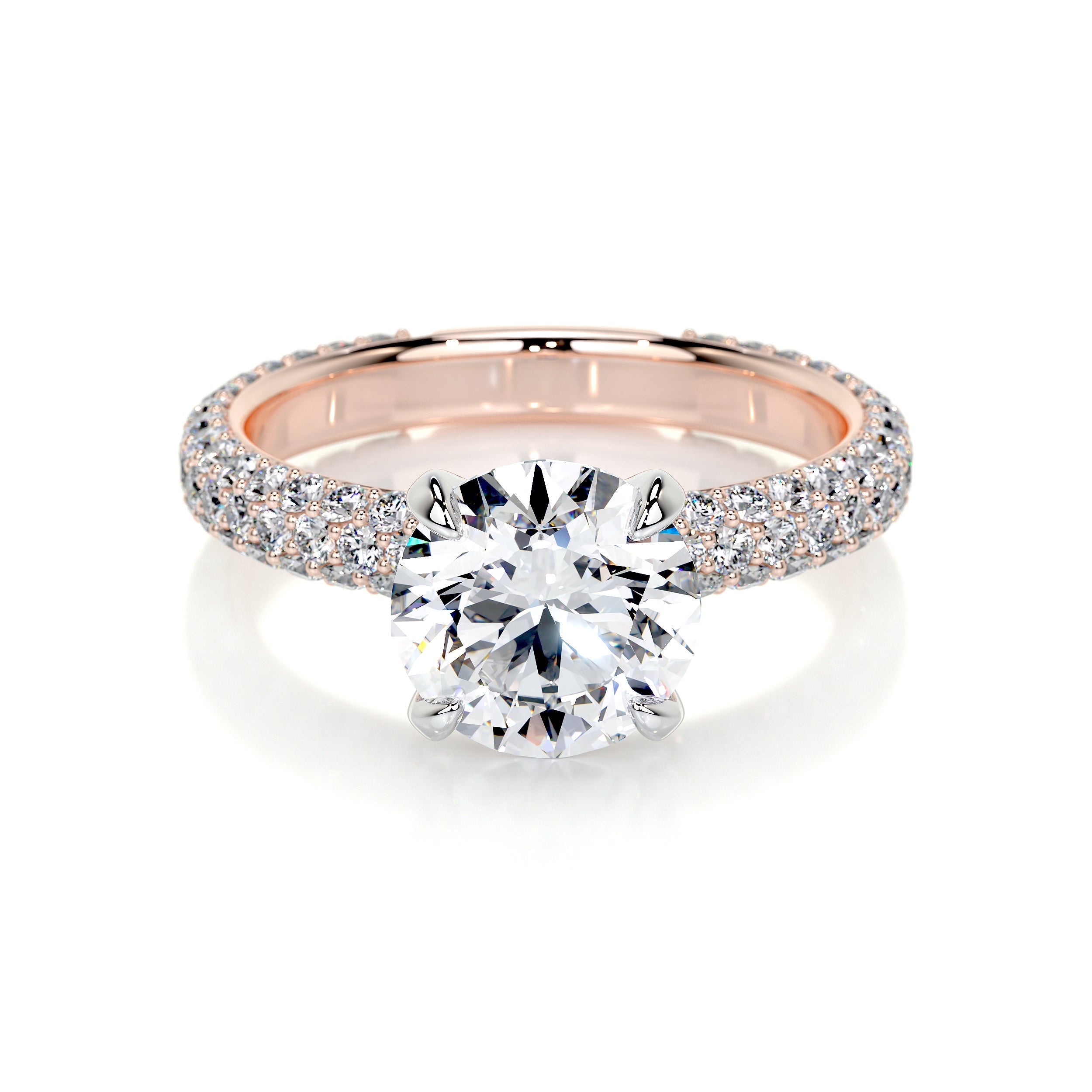 Charlotte Lab Grown Diamond Ring -14K Rose Gold、mySite、hinf8tx79