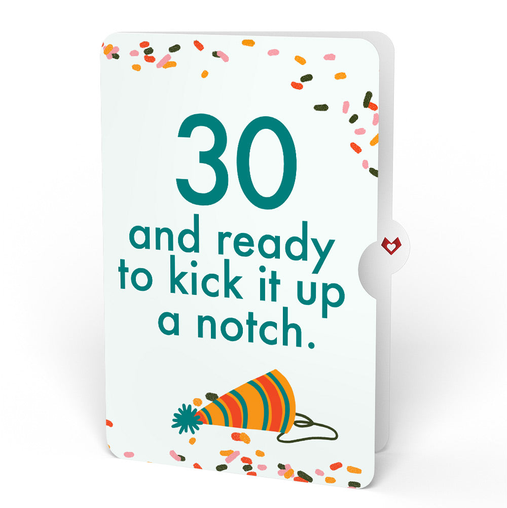Kick Ass Birthday Pop-Up Card and 30th Kick It Up Sentiment Set、mySite、solidvoid