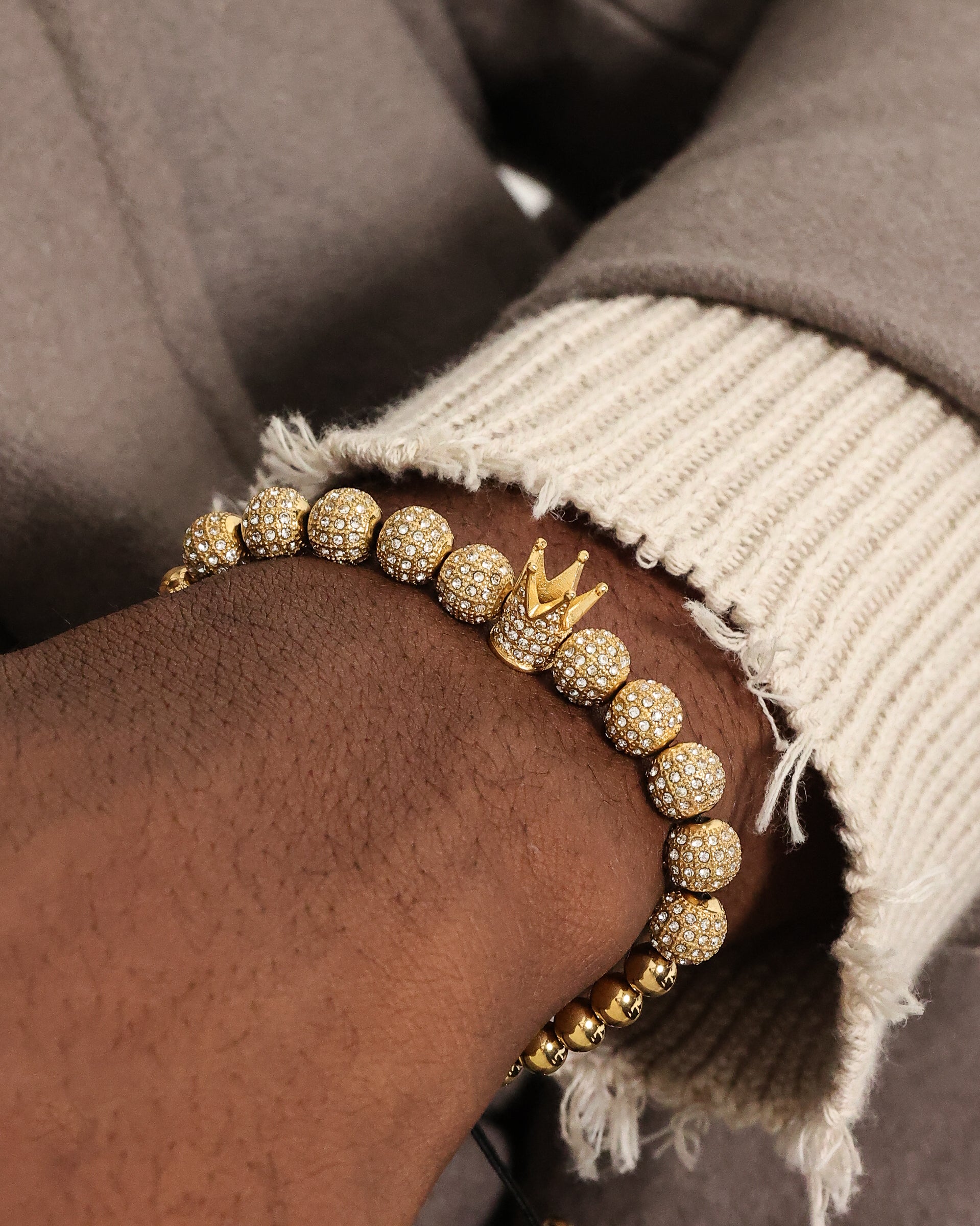 Saint Morta Crown Bracelet Iced Gold、mySite、zt4zffjzw