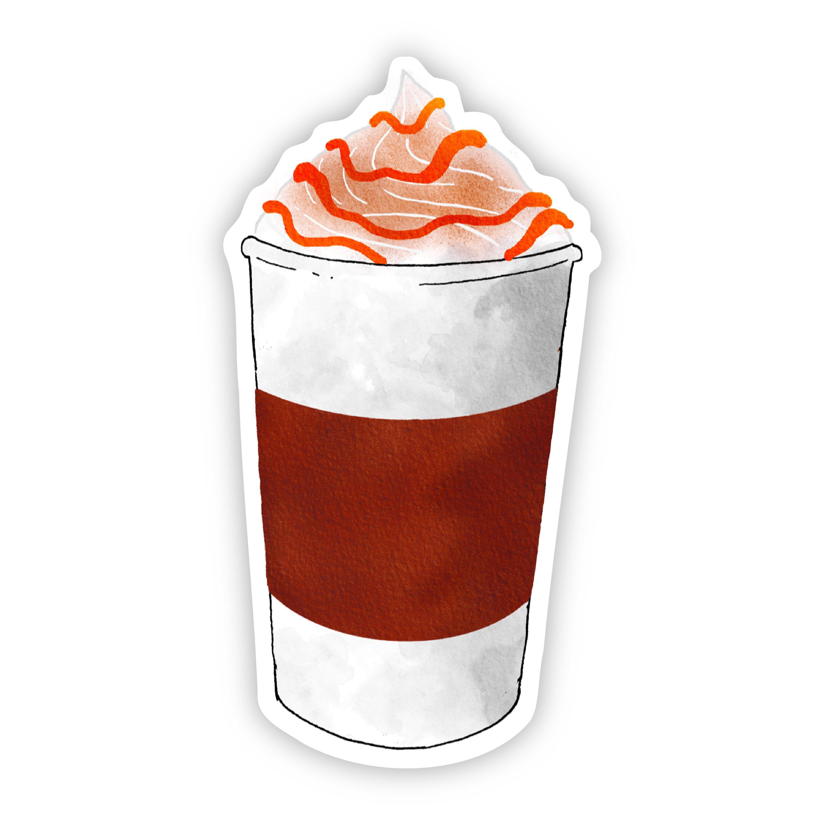  Latte with Sleeve Cozy Vibes Sticker、mySite、elrpsem3k